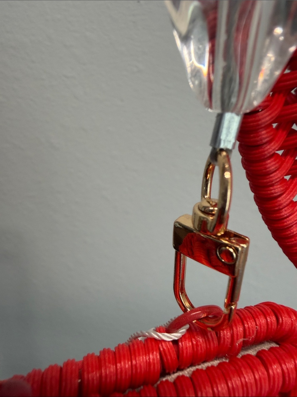 Tommy Bahama | Red Crab Wicker Crossbody Beach Resort Statement Bag π¦ - Picture 8 of 11